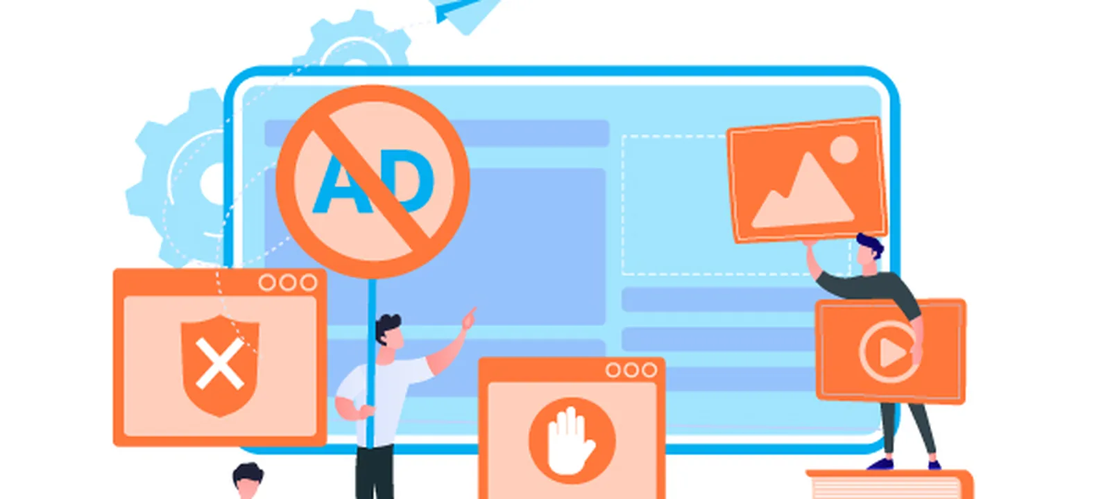 Traffic funnel graphic in blue dropping into an orange collection block (cover #306).