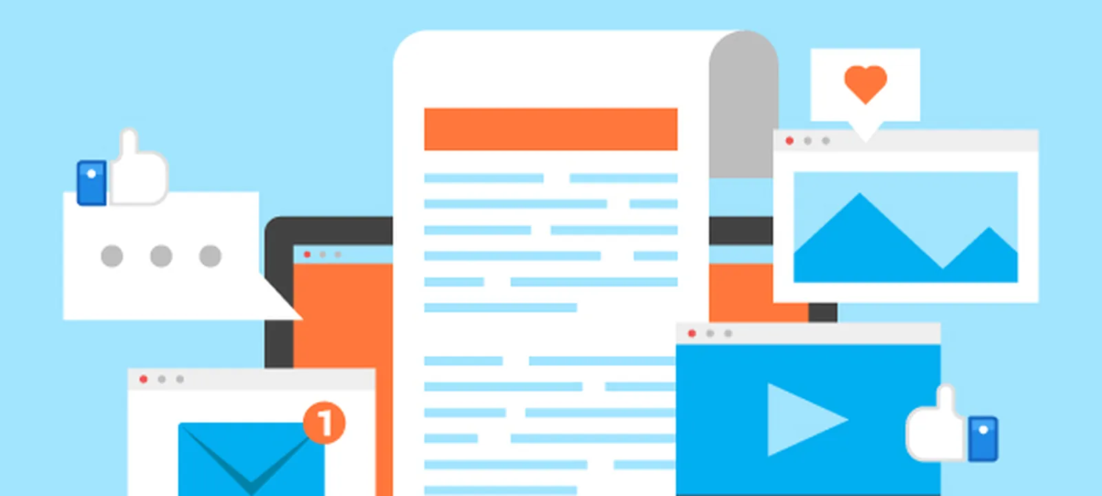 Blue dashboard frame with orange bar chart columns on a white cover (cover #336).
