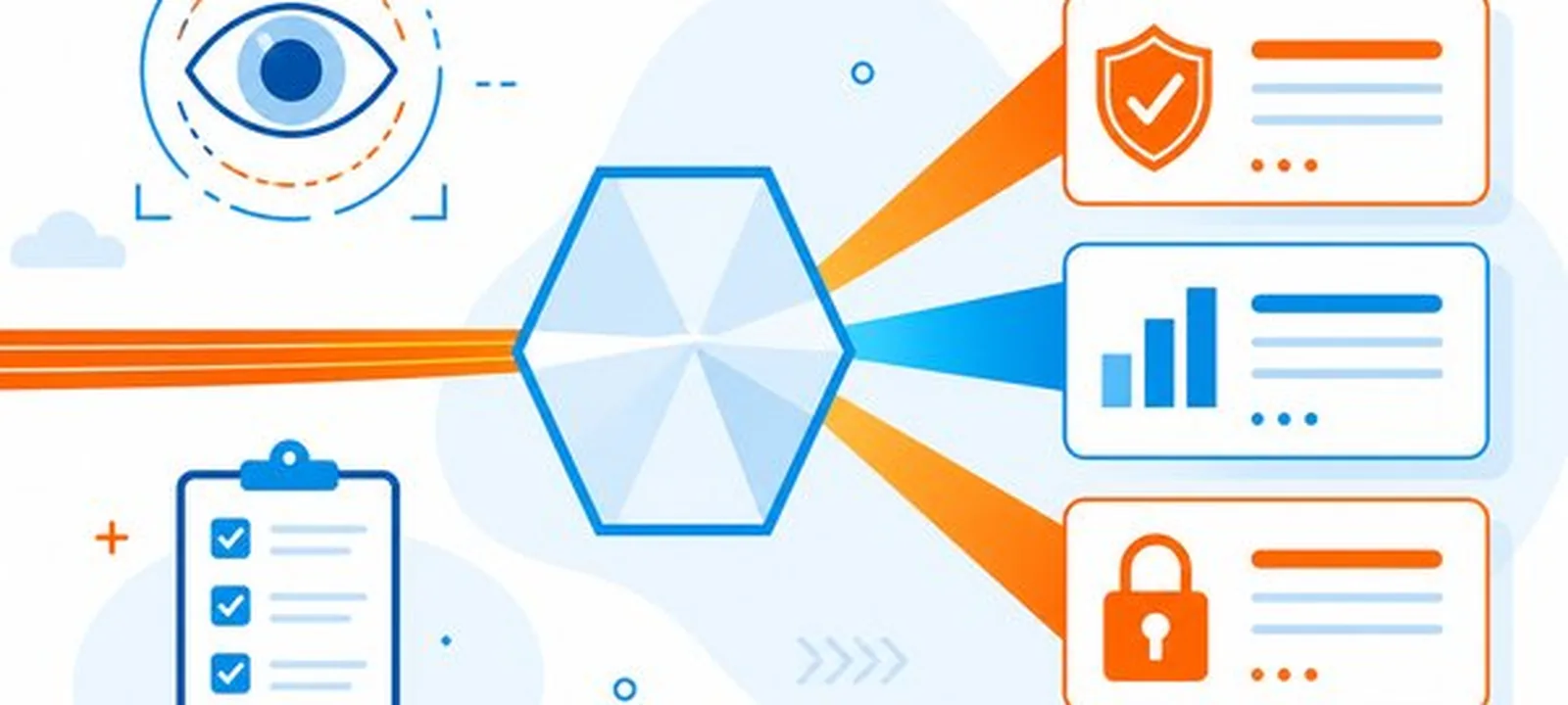Monitor mockup showing mixed blue and orange analytics bars (cover #324).